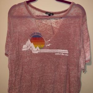 Charlotte Russe Cut Out T-Shirt
